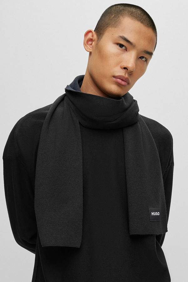 ΚΑΣΚΟΛ HUGO - 001 ΜΑΥΡΟ